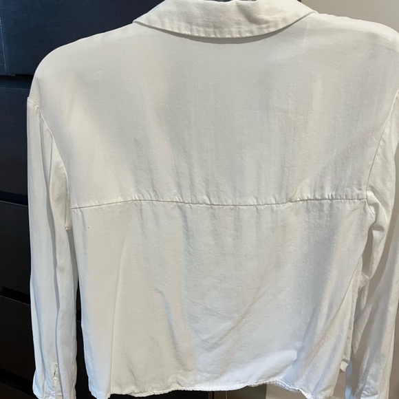Zara White Blouse XS - Picture 4 of 4